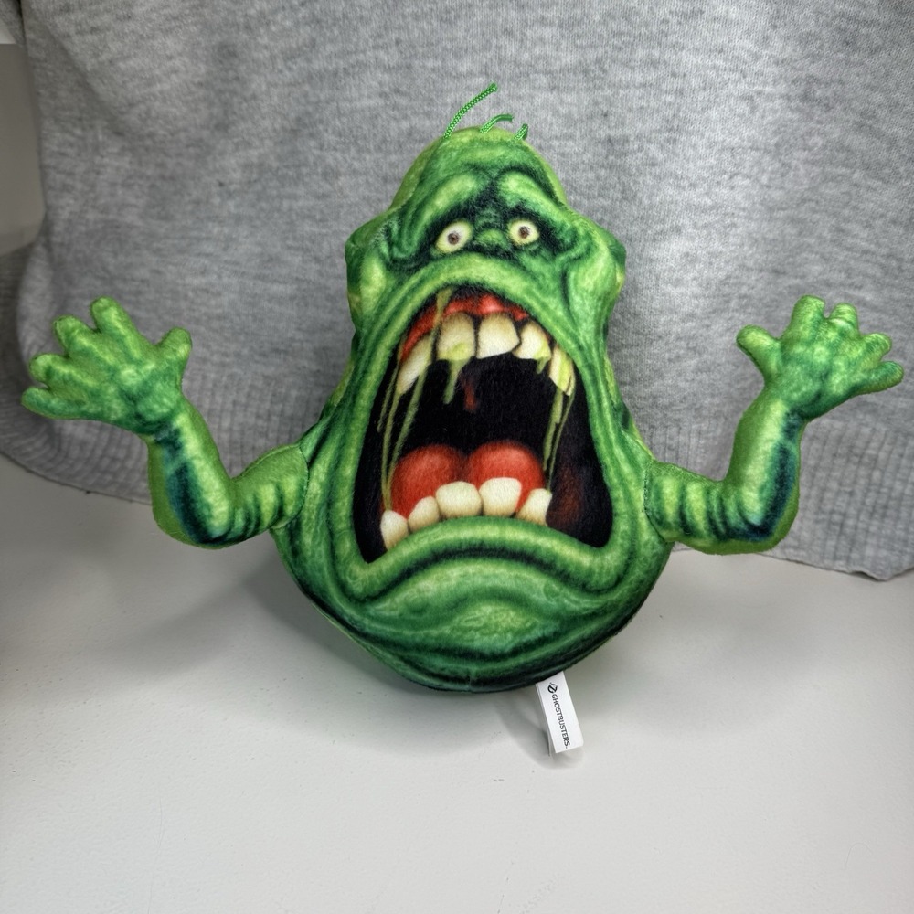 Toy Factory 2016 Ghostbusters Slimer Green Ghost Goblin 10" Plush Stuffed Animal